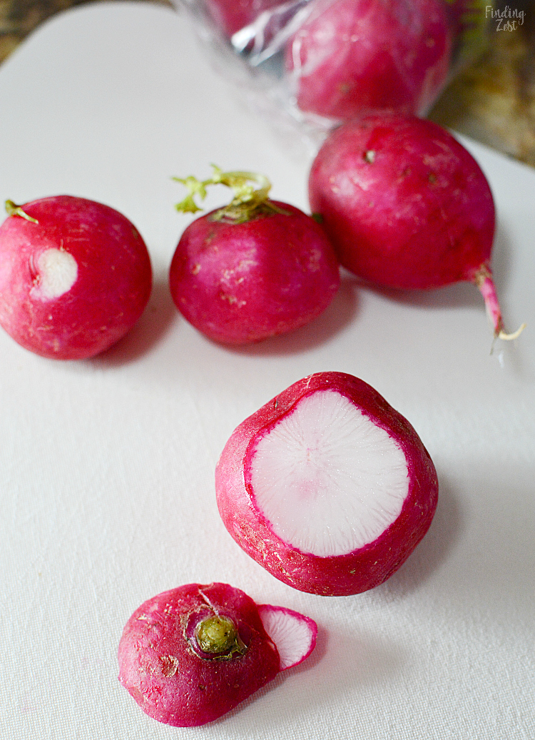 On a low carb diet and can't have potatoes? Don't like raw radishes? Try roasted radishes instead! Learn all about radishes and how this roasted radishes recipe is a great substitute for potatoes. Once roasted, these fresh radishes lose their spicy, peppery flavor and taste great with a dollop of sour cream!