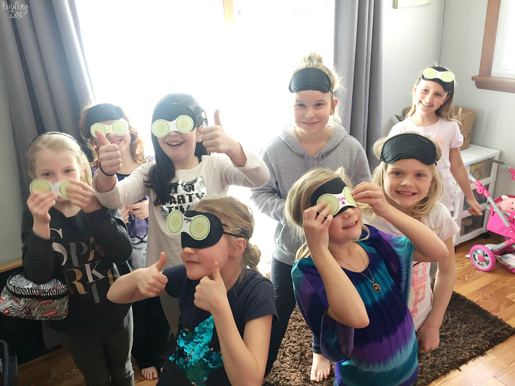 Kids spa on sale party ideas