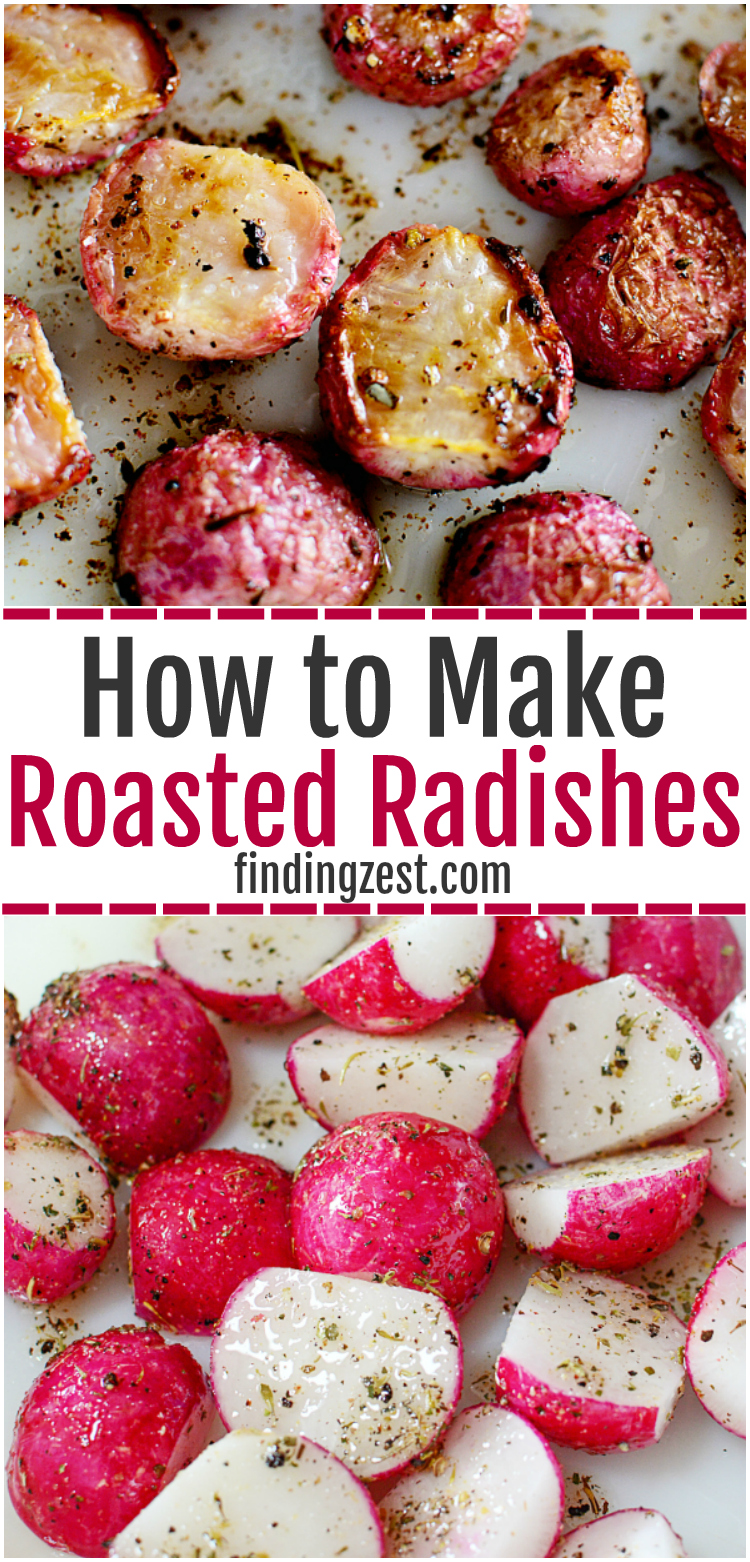 On a low carb diet and can't have potatoes? Don't like raw radishes? Try roasted radishes instead! Learn all about radishes and how this roasted radishes recipe is a great substitute for potatoes. Once roasted, these fresh radishes lose their spicy, peppery flavor and taste great with a dollop of sour cream!