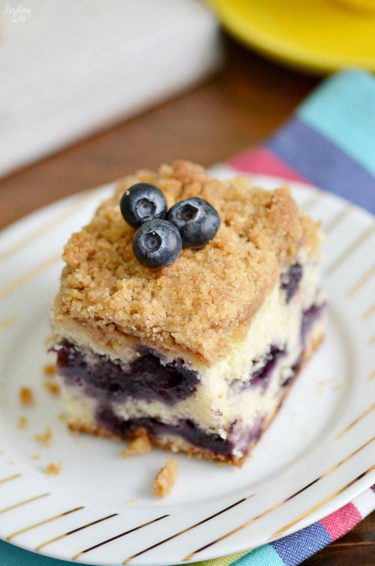 Blueberry Buckle Recipe with Streusel Topping