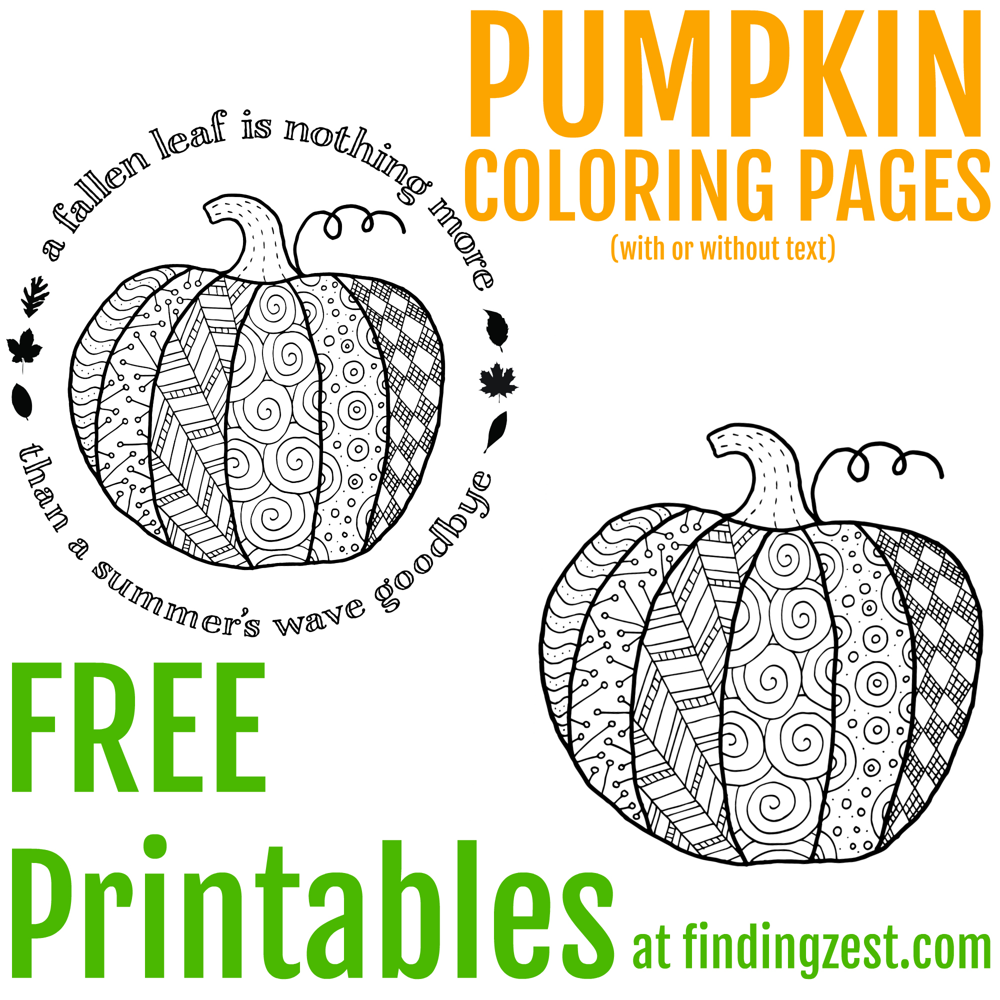 coloring pages pumpkin