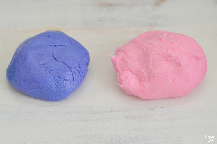 purple and pink cream cheese mints