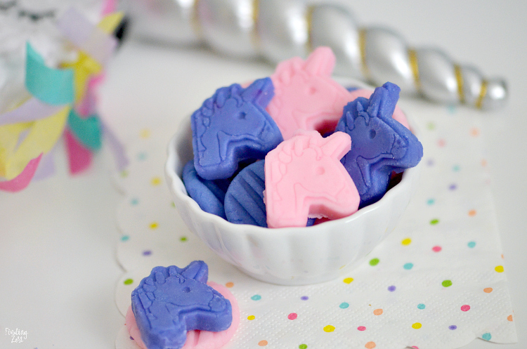 unicorn party treats homemade mints