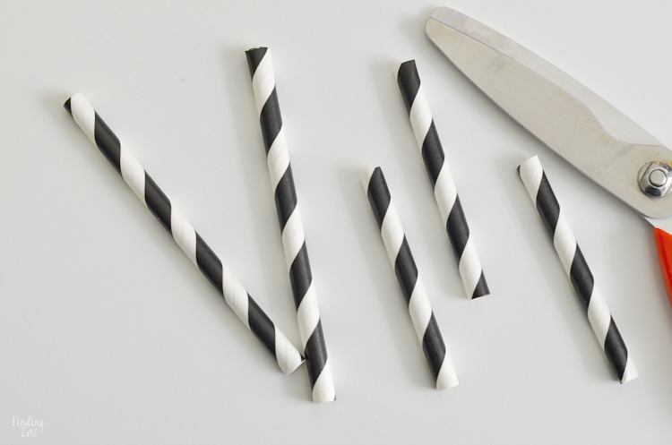Cutting Paper Straws for Cereal Treats