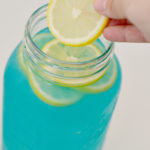 Blue Lemonade Punch with Lemon Slices