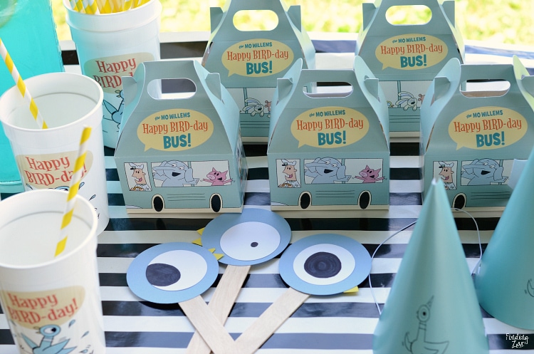 The Pigeon Party Favor Boxes