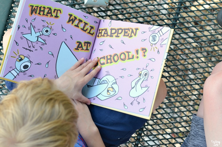 Inside Look at The Pigeon Has to Go to School by Mo Willems