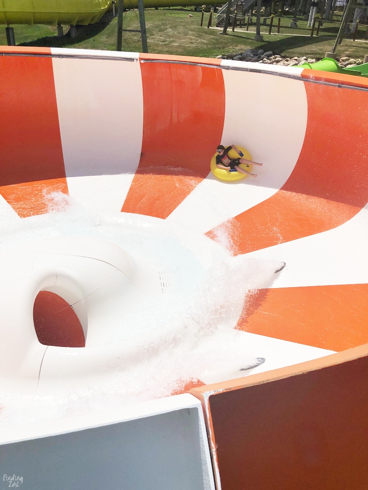 Tangerine Tempest Water Slide at Lost Island Waterpark