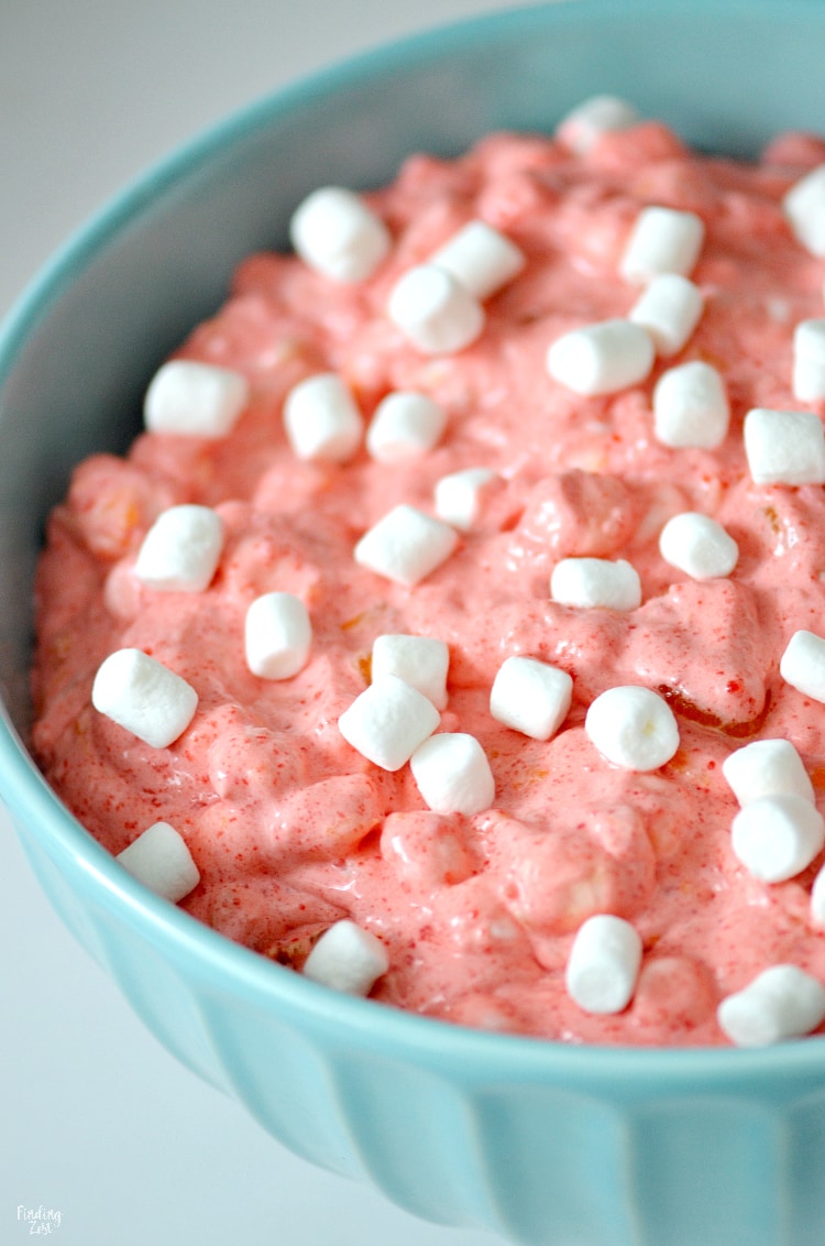 Cherry Jello Marshmallow Salad Finding Zest