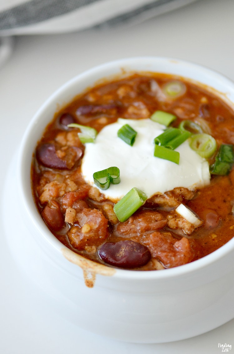 Homemade Chili with Turkey