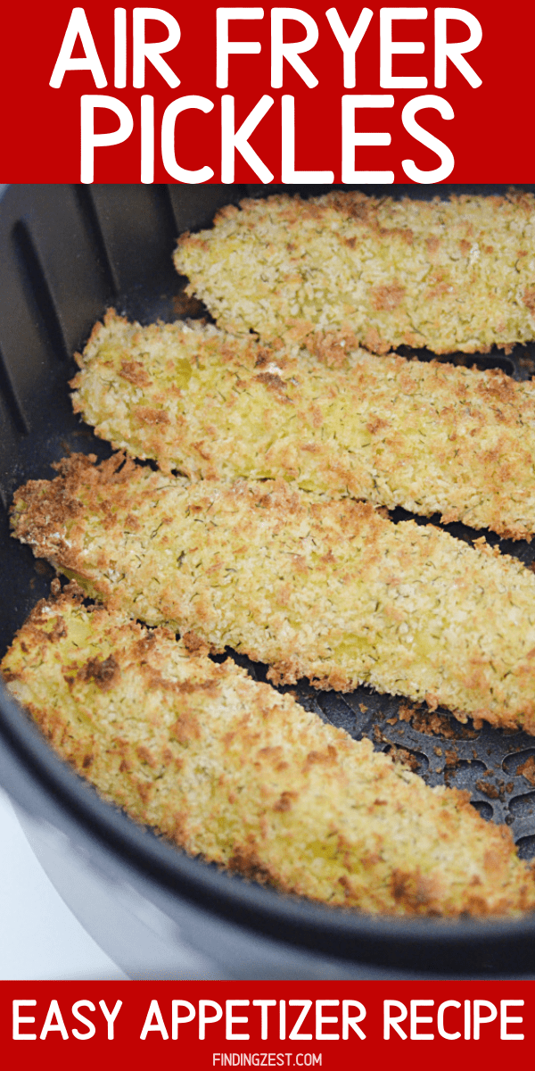 Air fryer pickles are the perfect appetizer for all pickle lovers! You'll love the flavorful and crispy breading on these pickle spears. Works great to dip in marinara or ranch dressing!