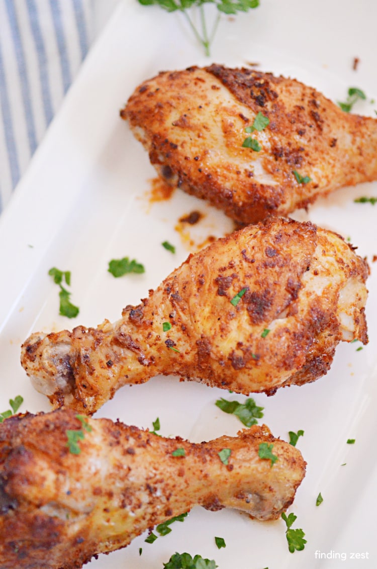 Carnivore recipes, Air Fryer Chicken Legs are the dinner solution you didn't know you were missing! Super affordable and easy to prepare, these dry rub chicken legs are so incredibly juicy and delicious. This air fryer recipe is now part of my regular meal rotation!