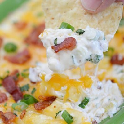 Bacon dip is a great way to showcase your appetizer skills! No bacon lover can resist this perfect combination of bacon and cheese. Serve this hot dip with crackers, tortilla chips or veggies for the perfect party snack!