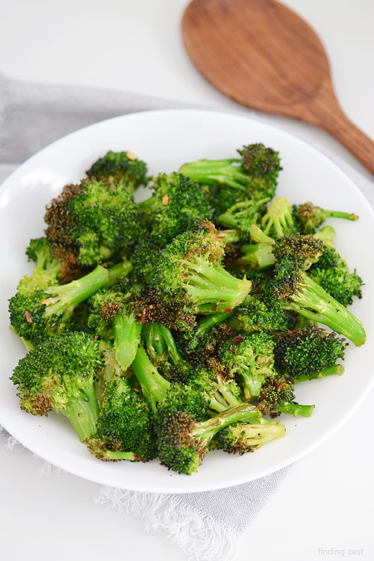 Air Fryer Broccoli (Roasted)