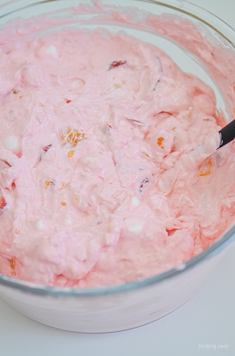 Jello Strawberry Fluff without Cottage Cheese
