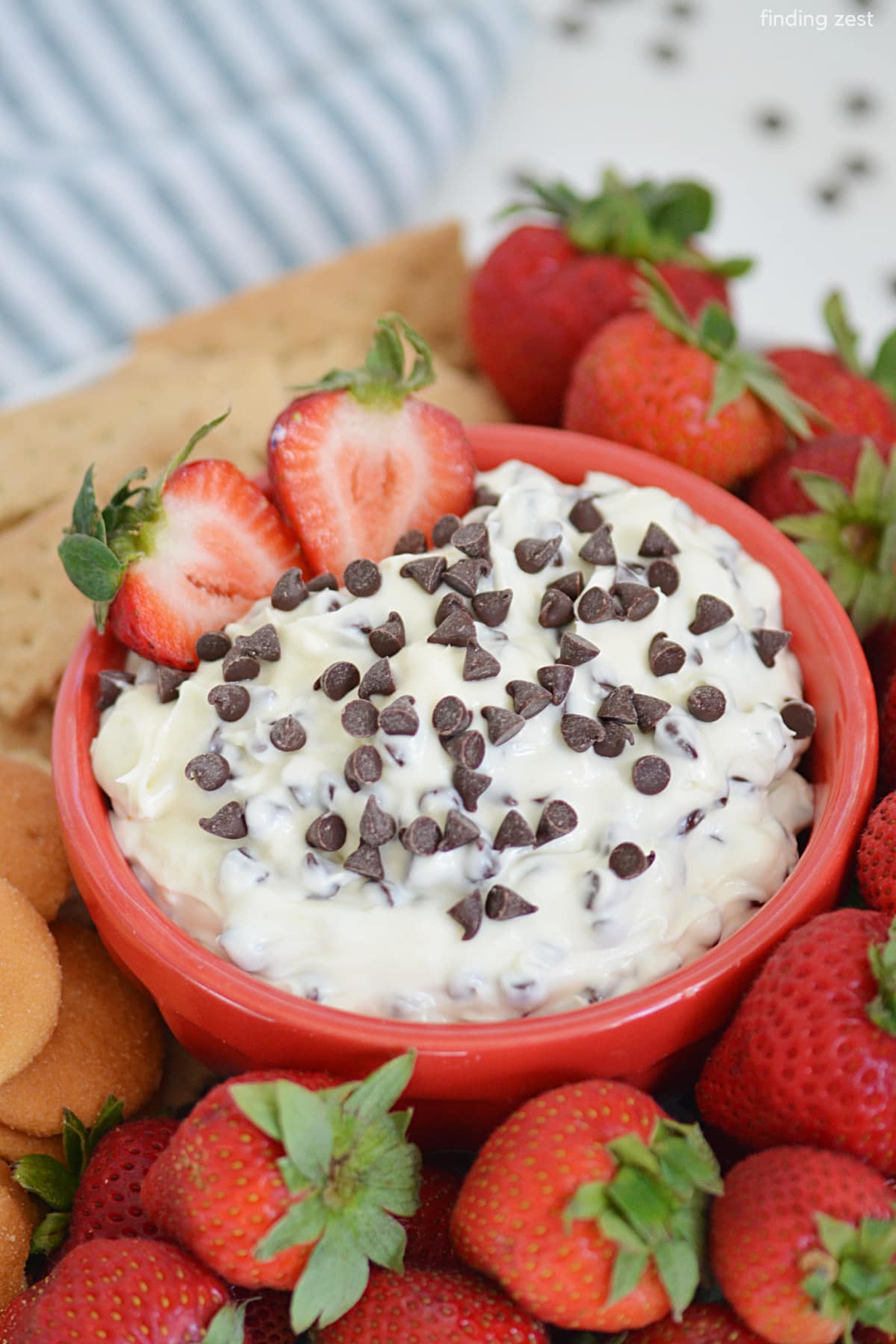 Chocolate Chip Dip (with Cream Cheese)