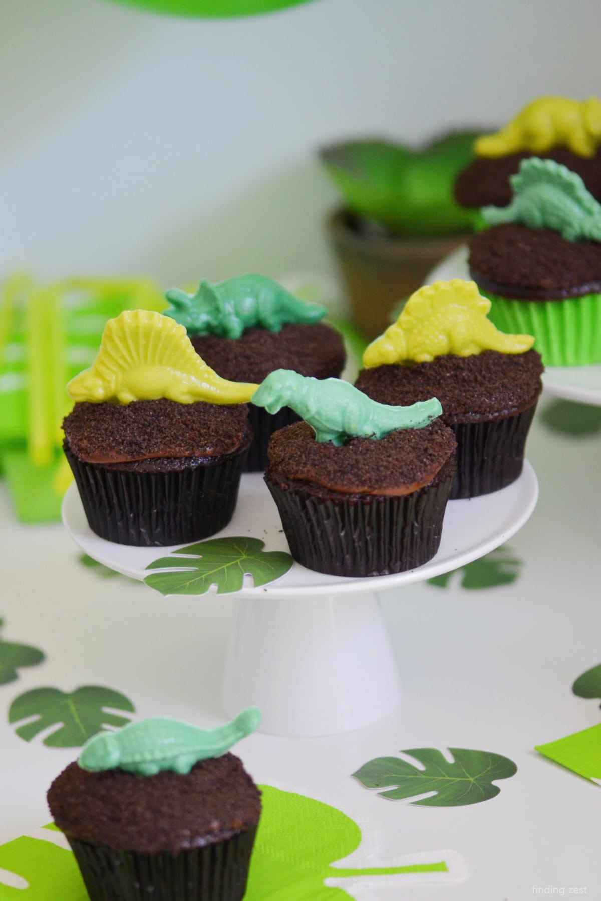 Making Dinosaur cupcakes? These chocolate dinosaurs are the perfect cupcake toppers for a dinosaur-themed birthday party. They're easy to make and will be a hit with kids and adults alike.