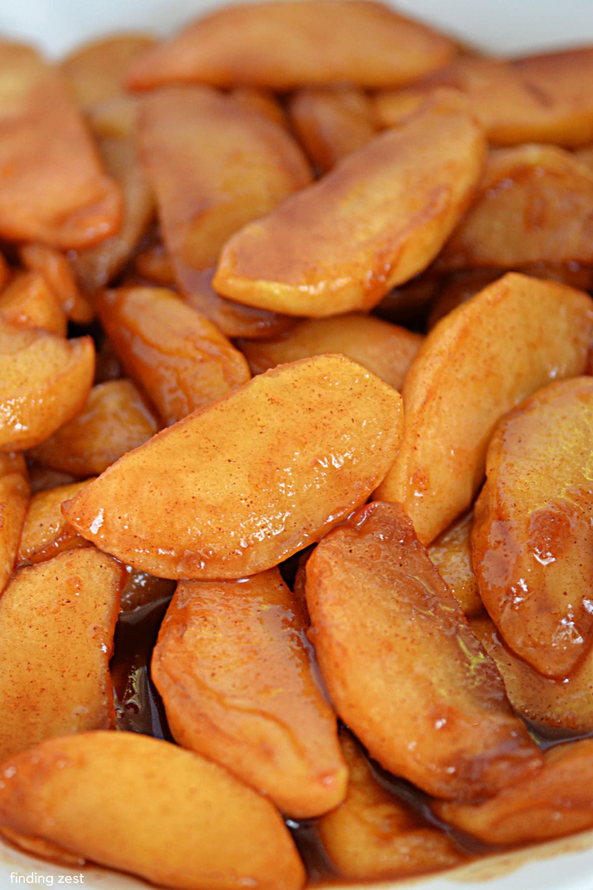 This fried apple recipe is the best pan fried apple recipe! All you need are four ingredients for this easy apple recipe. Makes a great dessert or side dish any time of day!
