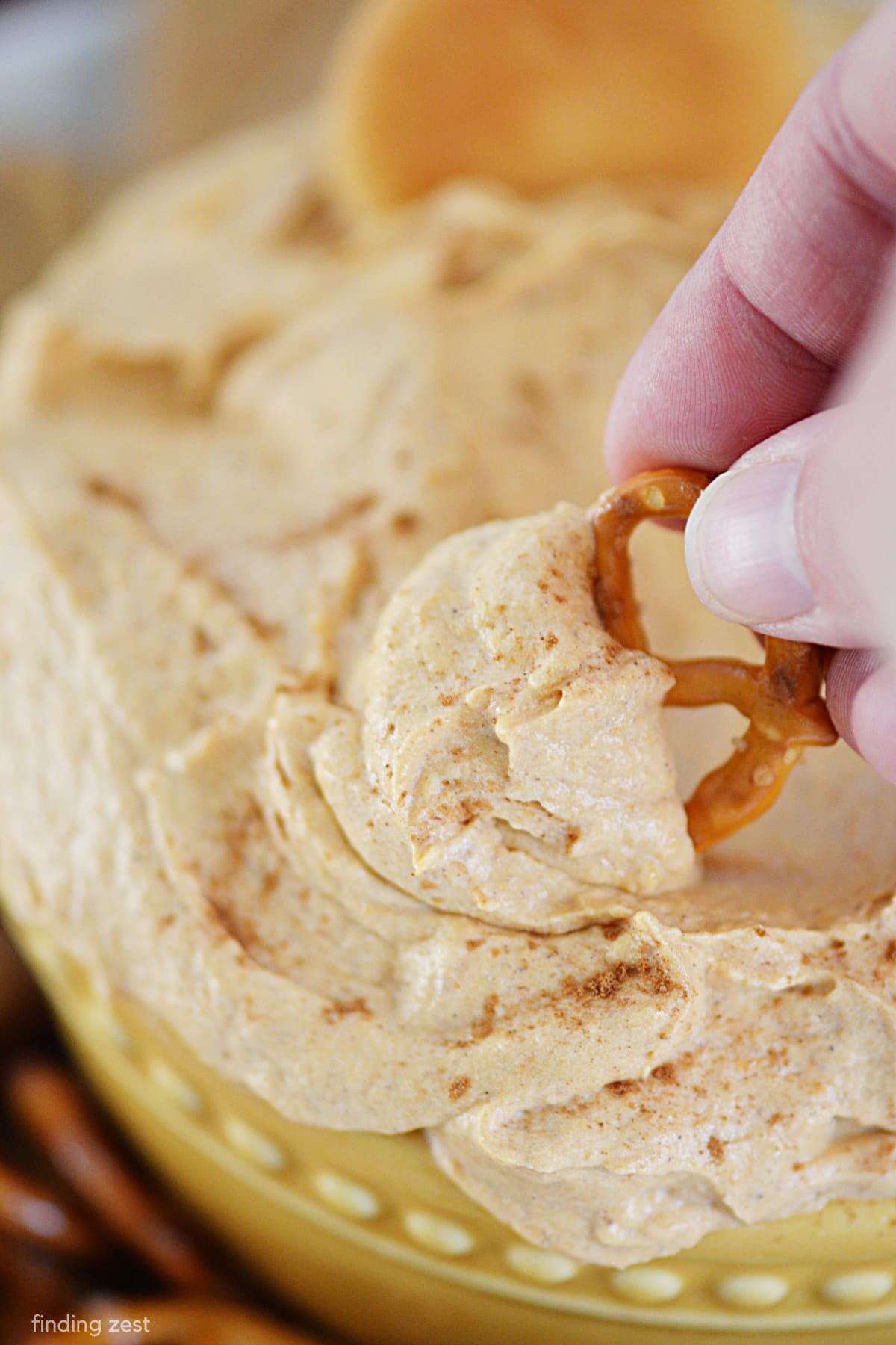 Pumpkin Fluff is that irresistible dip recipe that is an easy dessert or appetizer. Need a crowd pleasing Thanksgiving appetizer or a pie alternative? This pumpkin dip is the perfect addition to all of your fall celebrations but works well for an every day snack.