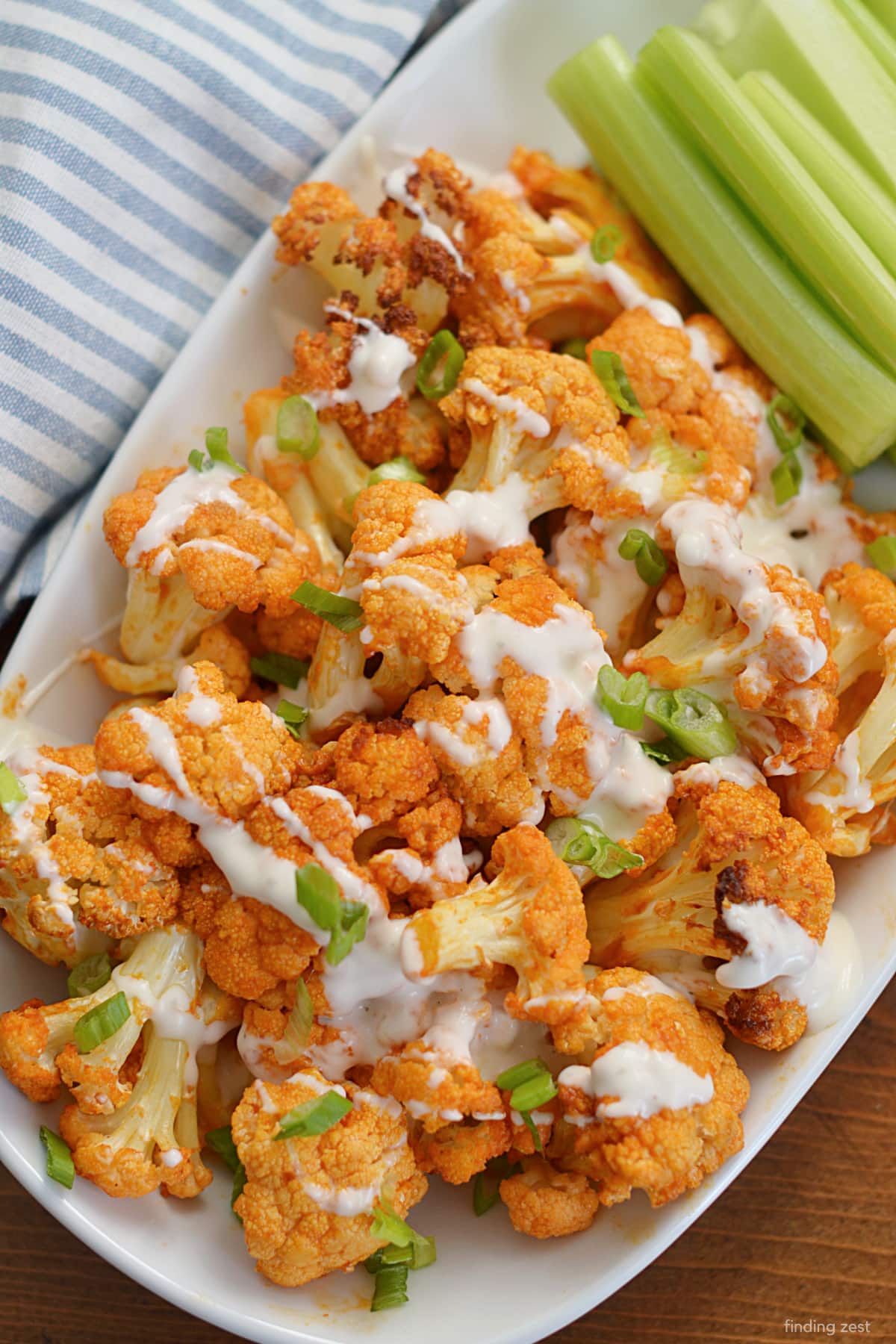 Easy Air Fryer Buffalo Cauliflower Recipe (No Breading)