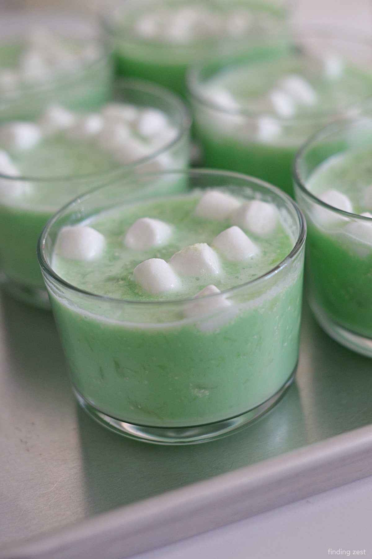 Lime Jello Salad with Cream Cheese Finding Zest