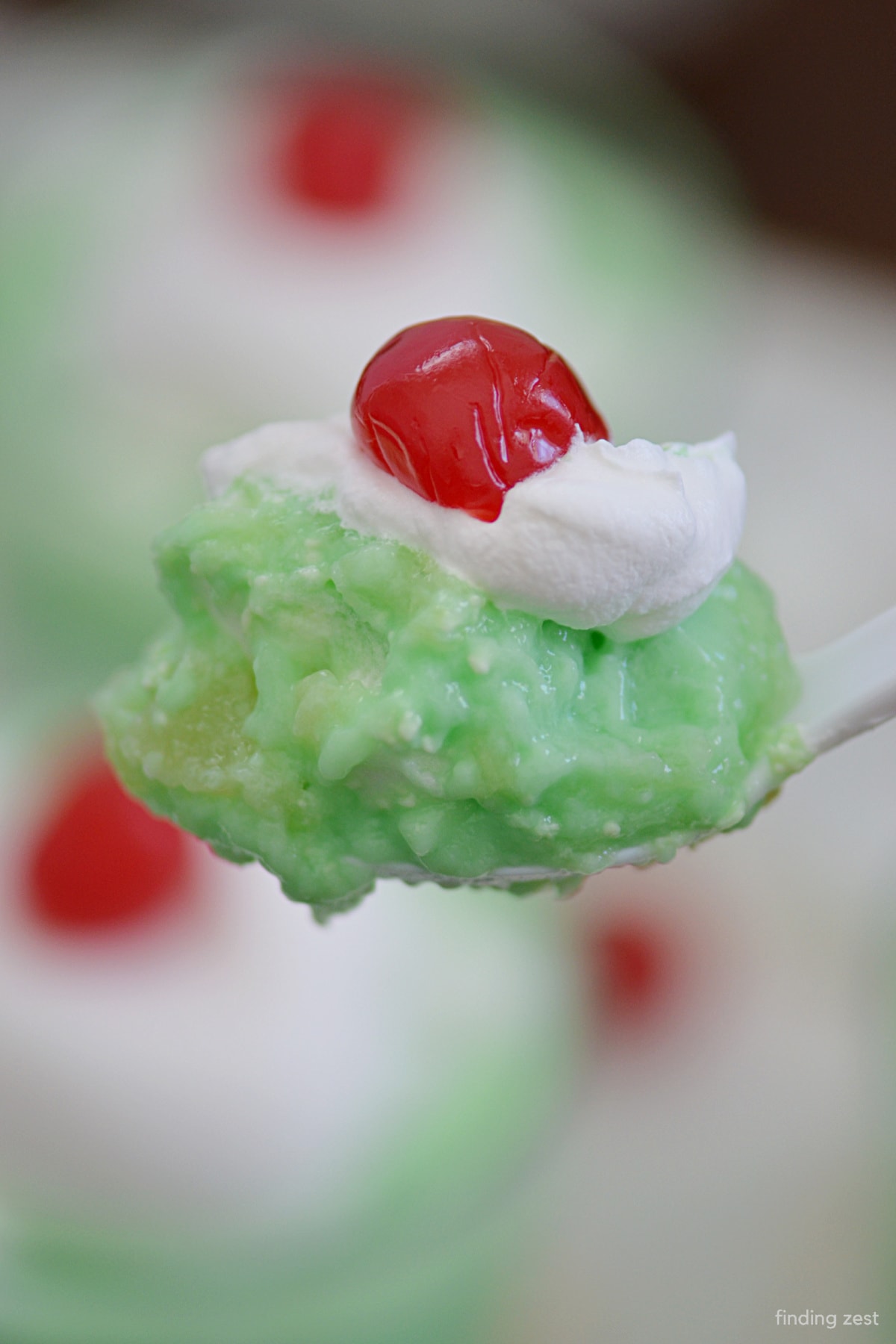 Lime jello salad with cream cheese finding zest