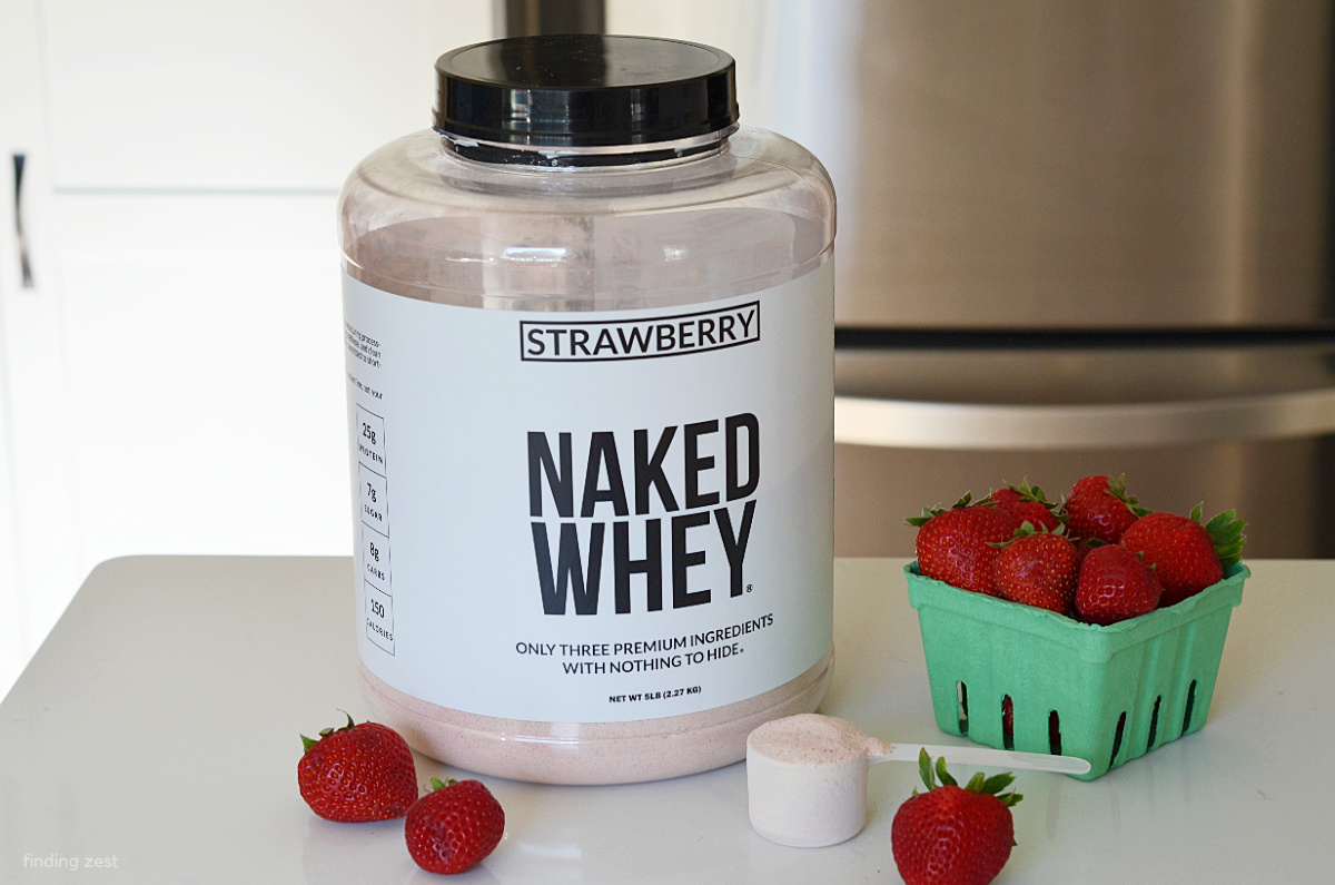 Naked Whey Protein Powder with no additives